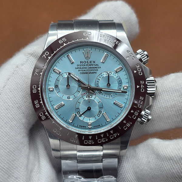 【BDS製 アイスブルー】ロレックスコピー M116506-0002 コスモグラフデイトナ 40mm 加重版 砲金